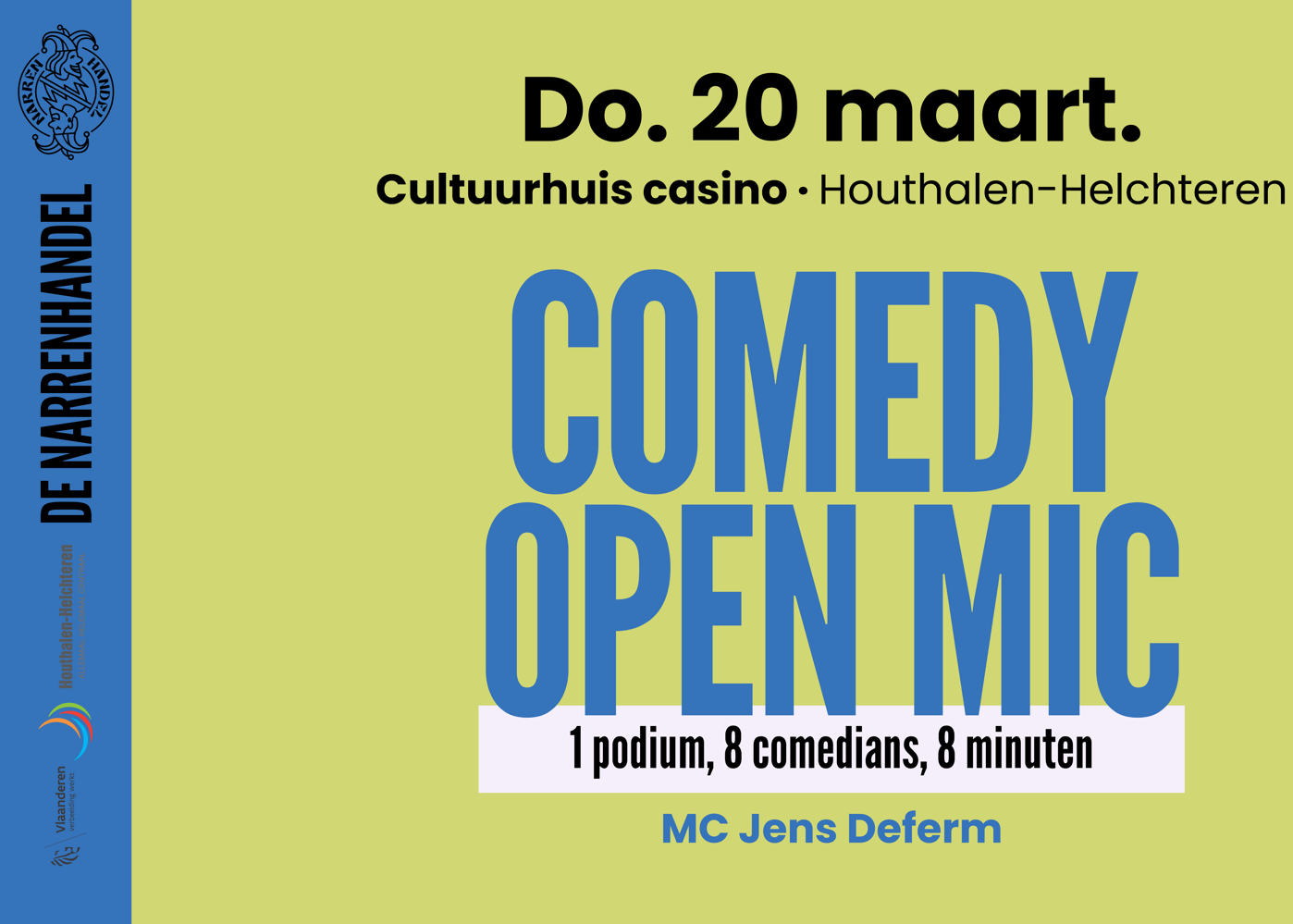Podiumcafé · 20 maart