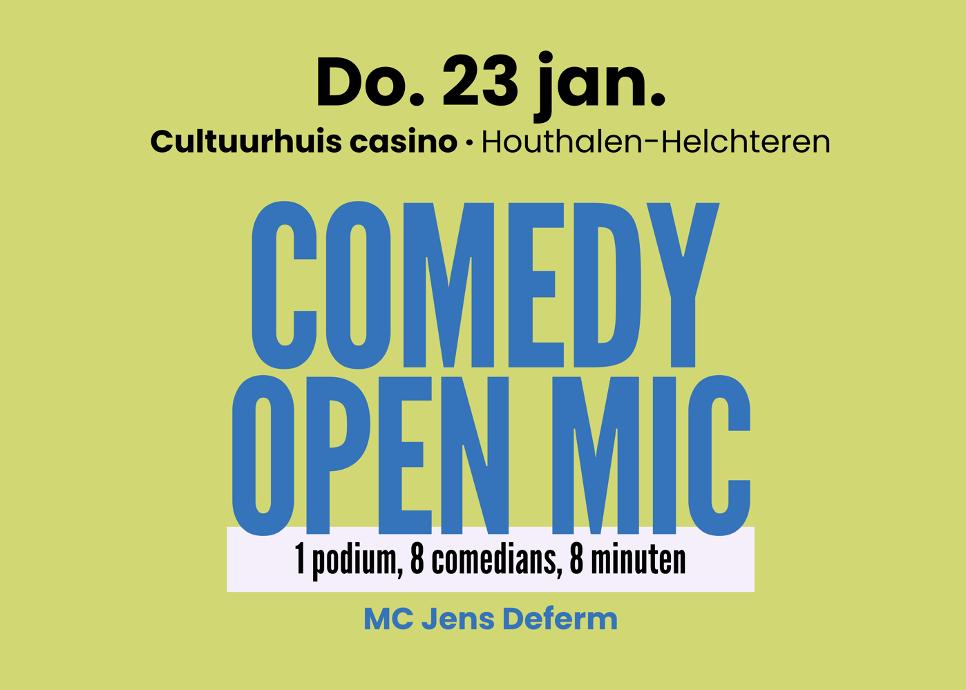 Cultuurhuis Casino · 23 jan