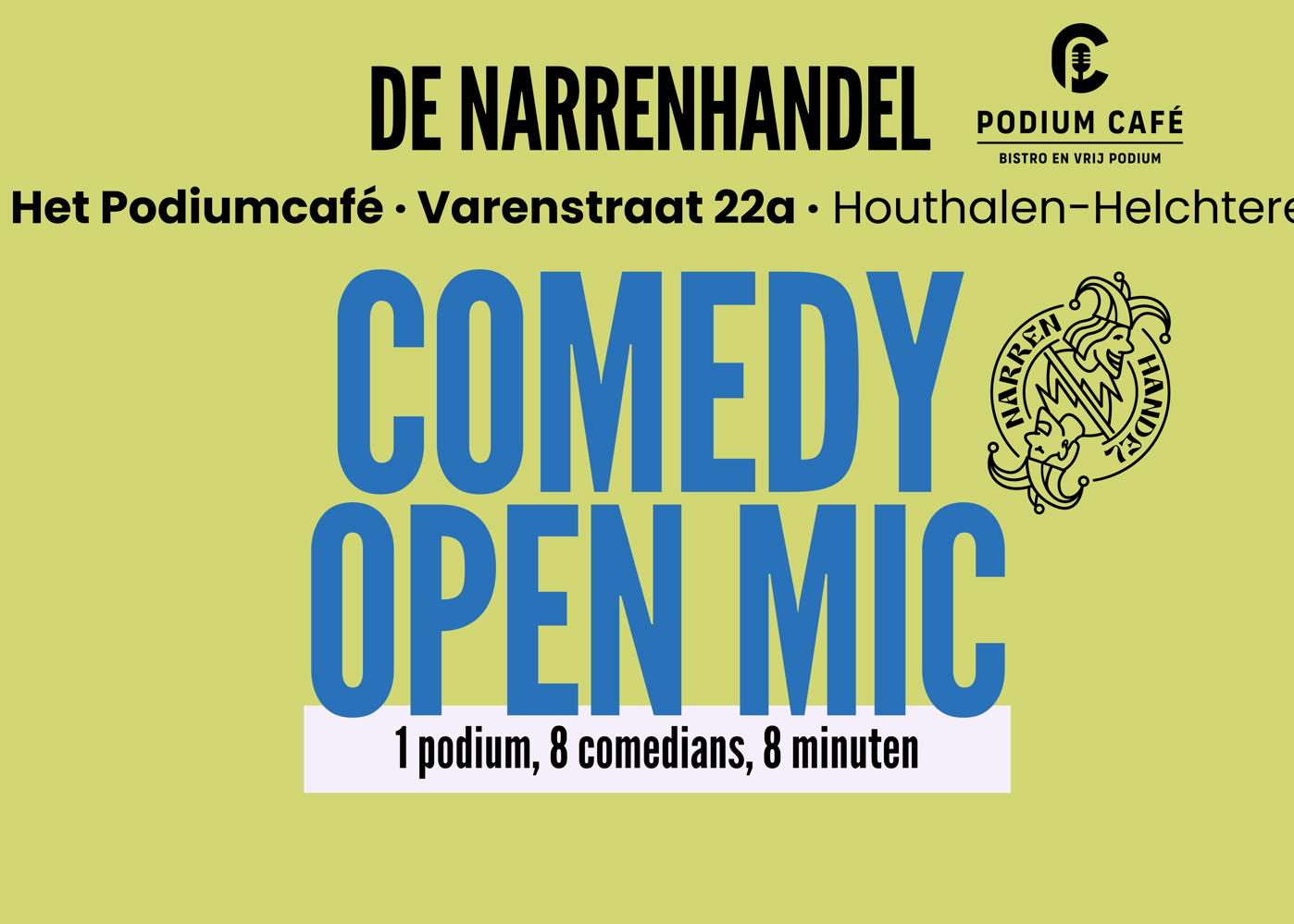 Podiumcafe · 30 okt