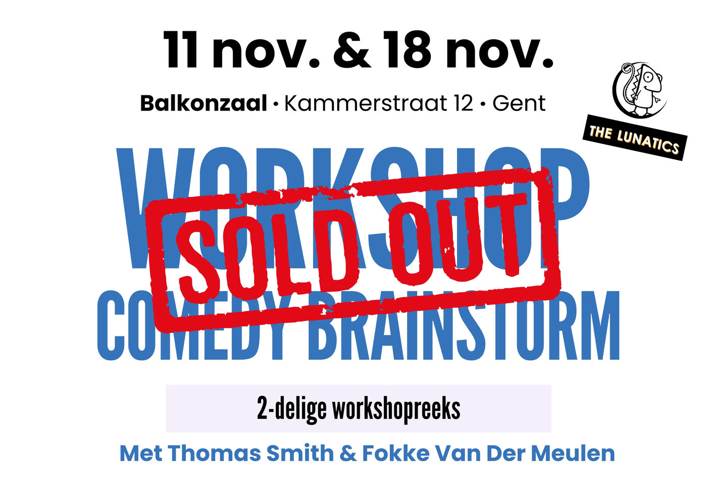 Workshop · Comedy Brainstorm (Gent)